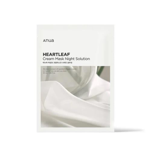 HEARTLEAF CREAM SHEET MASK NIGHT SOLUTION 25ml