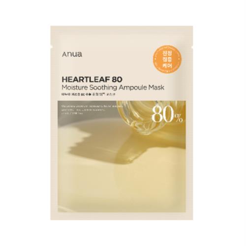 HEARTLEAF 80 MOISTURE  SOOTHING AMPOULE MASK 27ml