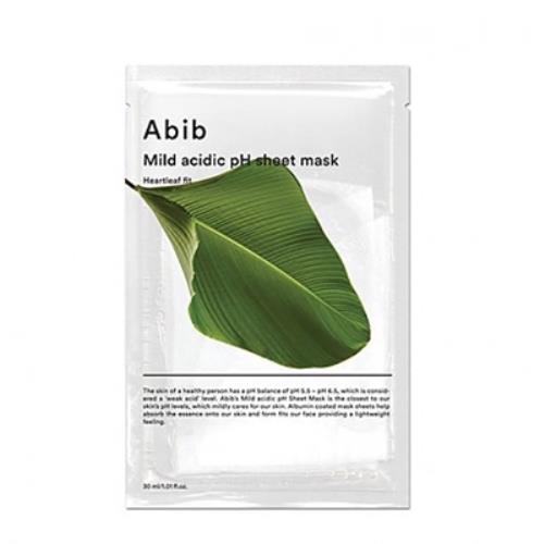 MILD ACIDIC pH SHEET MASK HEARTLEAF FIT