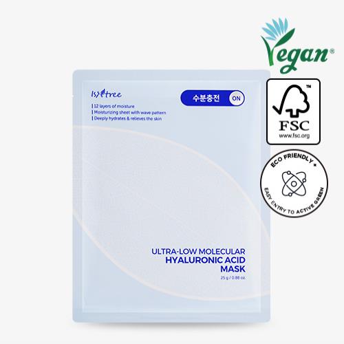 ULTRA-LOW MOLECULAR HYALURONIC ACID MASK 10ea